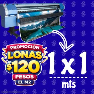 Home impresión de lona 1 x 1